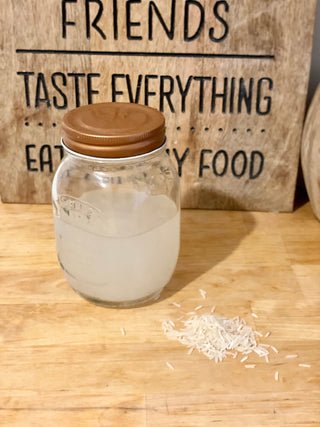 Eau de riz pour les cheveux - Rinçage cheveux