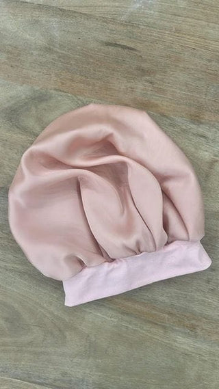 Bonnet de nuit en satin bonnet de soin capillaire Retour o Naturel 