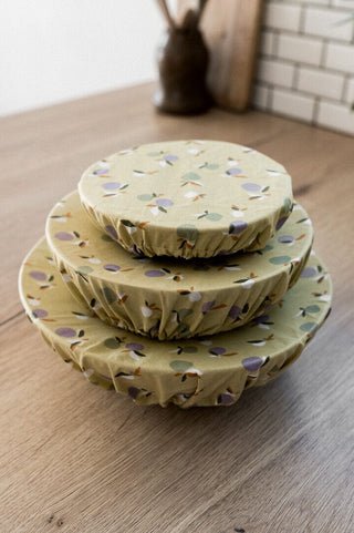 Charlotte alimentaire en tissu amande - lot de 3 charlotte alimentaire en tissu Retour O Naturel 